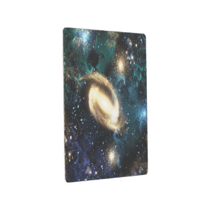 スパイラル銀河系星星雲ハッブル望遠鏡写真 メタルプリント