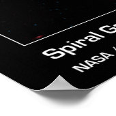 スパイラル銀河系M81 – スピッツァー宇宙望遠鏡 ポスター (角)