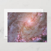スパイラル銀河系M83、星の形成で燃え上がる。 ポストカード (正面/裏面)