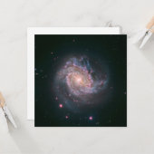 スパイラル銀河系M83 (NASA) カード (正面/裏面インサイチュ)