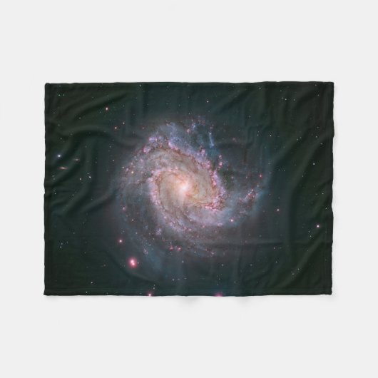 スパイラル銀河系M83 (NASA) フリースブランケット (正面(横))