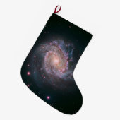 スパイラル銀河系M83 (NASA) ラージクリスマスストッキング (正面 (吊り時))