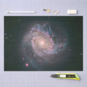 スパイラル銀河系M83 (NASA) 薄葉紙 (クラフト)