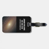 スパイラル銀河系Ngc 2841 ラゲッジタグ (裏面横)