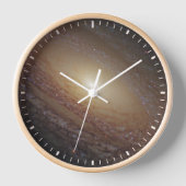 スパイラル銀河系Ngc 2841 壁時計 (正面)