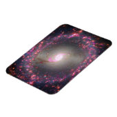 スパイラル銀河系Ngc 3351. マグネット (左側)