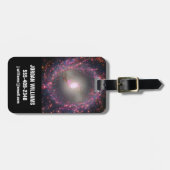 スパイラル銀河系Ngc 3351. ラゲッジタグ (正面横)