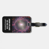 スパイラル銀河系Ngc 3351. ラゲッジタグ (裏面横)