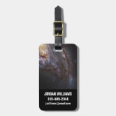 スパイラル銀河系Ngc 3627. ラゲッジタグ (正面縦)