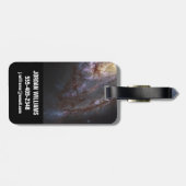 スパイラル銀河系Ngc 3627. ラゲッジタグ (裏面横)