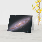スパイラル銀河系Ngc 3972. カード (黄色い花)