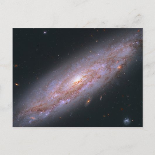 スパイラル銀河系Ngc 3972. ポストカード (正面)