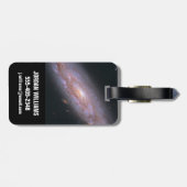 スパイラル銀河系Ngc 3972. ラゲッジタグ (裏面横)
