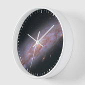 スパイラル銀河系Ngc 3972. 壁時計 (傾斜)