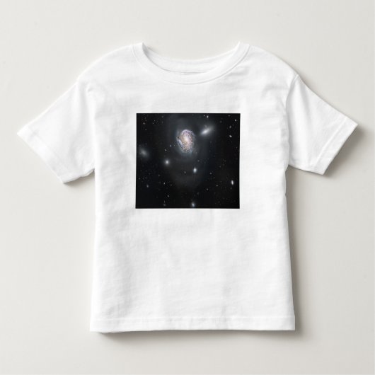 スパイラル銀河系NGC 4911 トドラーTシャツ (正面)