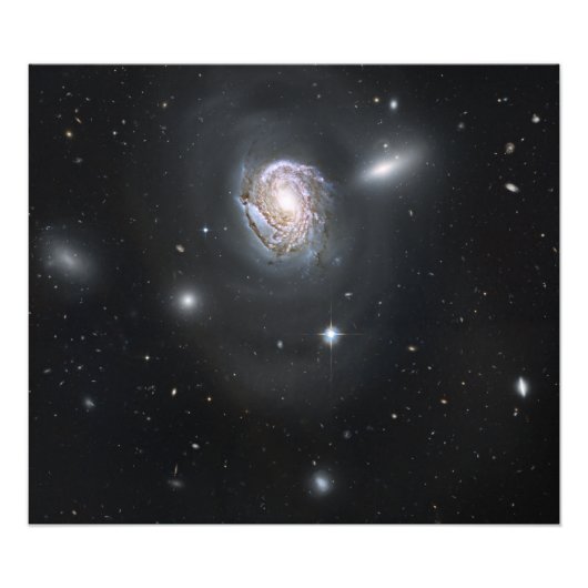 スパイラル銀河系NGC 4911 フォトプリント            (正面)