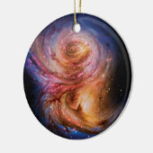 スパイラル銀河系SMM J2135-0102アーティストインプレッション セラミックオーナメント (左)
