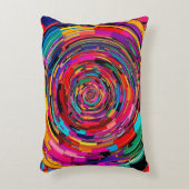スパイラル鮮やかアート アクセントクッション (正面(垂直))