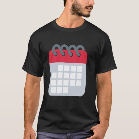 スパイラル カレンダー Tシャツ (正面)
