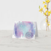 スパイラル カード (黄色い花)