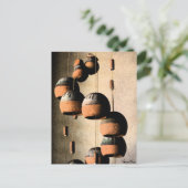 スパイラル クレイビュー  ウィンド チャイム スティルライフ サンクス ポストカード (スタンド正面)