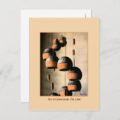 スパイラル クレイビュー  ウィンド チャイム 静物 こんにちは ポストカード (正面/裏面)