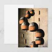 スパイラル クレイワインドチャイム 静物 感謝 ポストカード (正面/裏面)