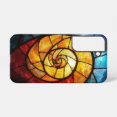スパイラル ゴールド SAMSUNG GALAXYケース (裏面横)