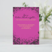 スパイラル＆スターズ バット・ミツヴァ・パーティー・カード 招待状 (スタンド正面)