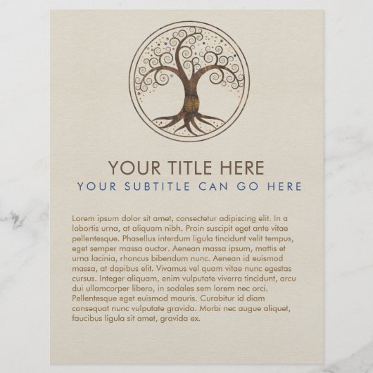 スパイラル・ツリー・オブ・ライフ – イグドラシル チラシ (正面)