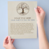 スパイラル・ツリー・オブ・ライフ – イグドラシル チラシ (手)