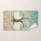 スパイラル・ツリー・オブ・ライフ – イグドラシル バスタオルセット (ハンドタオル)