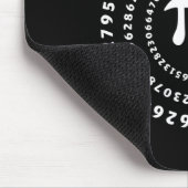スパイラルPiシャツPi日Math Lover マウスパッド (コーナー)