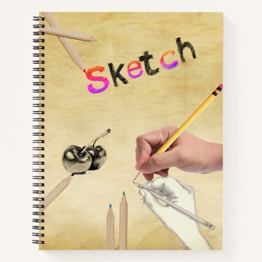 スパイラルSketchbookノートブック ノートブック (正面)