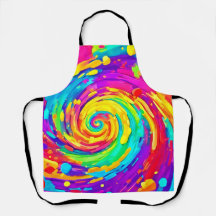 スパイラ鮮やかルのスプラッシュカラーアート