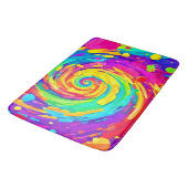 スパイラ鮮やかルのスプラッシュカラーアート バスマット (アングル)