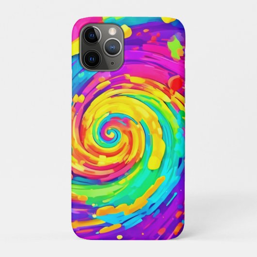 スパイラ鮮やかルのスプラッシュカラーアート Case-Mate iPhoneケース (裏)