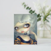 「スパイリング付きポートレート」はがき ポストカード (スタンド正面)