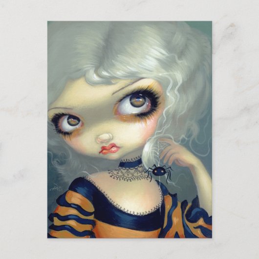 「スパイリング付きポートレート」はがき ポストカード (正面)