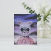 スパイル牛乳はがき ポストカード (スタンド正面)