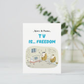 スパイロ&プシュ TVの名言 カートゥーンポストカード ポストカード (スタンド正面)