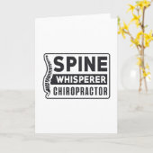 スパインウィスペラーカイロプラクターセラピーカイロプラクティック カード (黄色い花)