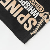 スパインウィスペラーセラピーセラピストカイロプラクター フリースブランケット (角)