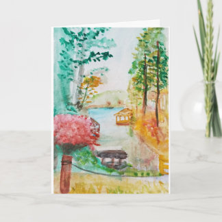 スパイヴ絵画ィー湖の園 カード