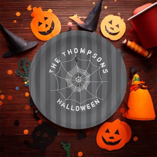 スパイ不気味ダーインスパイダーウェブ紙プレート ペーパープレート