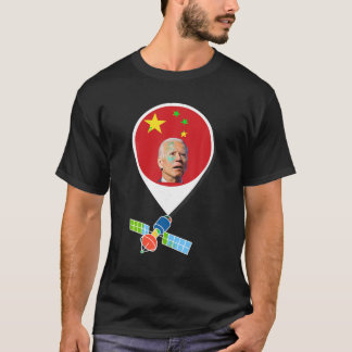スパイ中国のバおもしろいルーン監視ジョーバイデン氏C Tシャツ