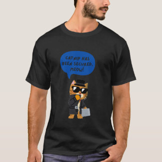 スパイ猫のキャラクターグラフィックTシャツ Tシャツ