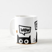 スパイ猫のマグカップ コーヒーマグカップ (正面左)