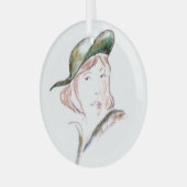 スパイ….. ガラスオーナメント (正面左)