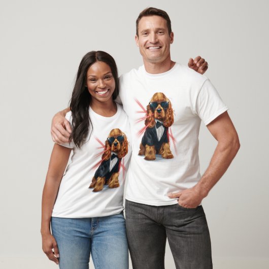 スパイ・スパニエル � 秘密諜報犬 Tシャツ (ユニセックス)